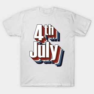 4th of July America Color Palette T-Shirt